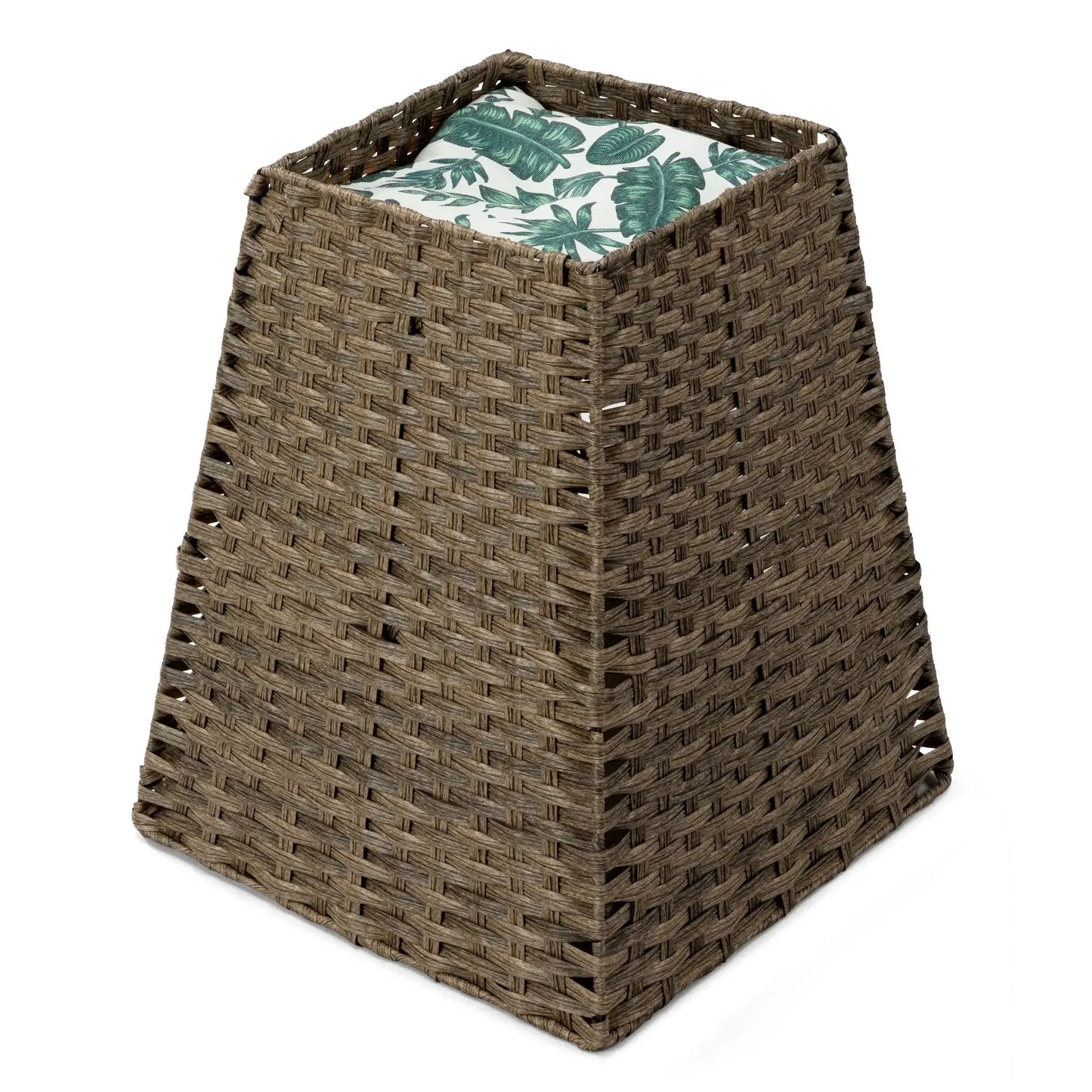 Multipurpose Rattan Cat Litter Box Enclosure No Assembly Needed