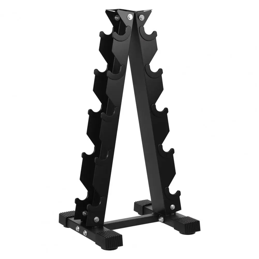 5-Tiers Dumbbell Rack Home Sports Fitness Equipment Storage