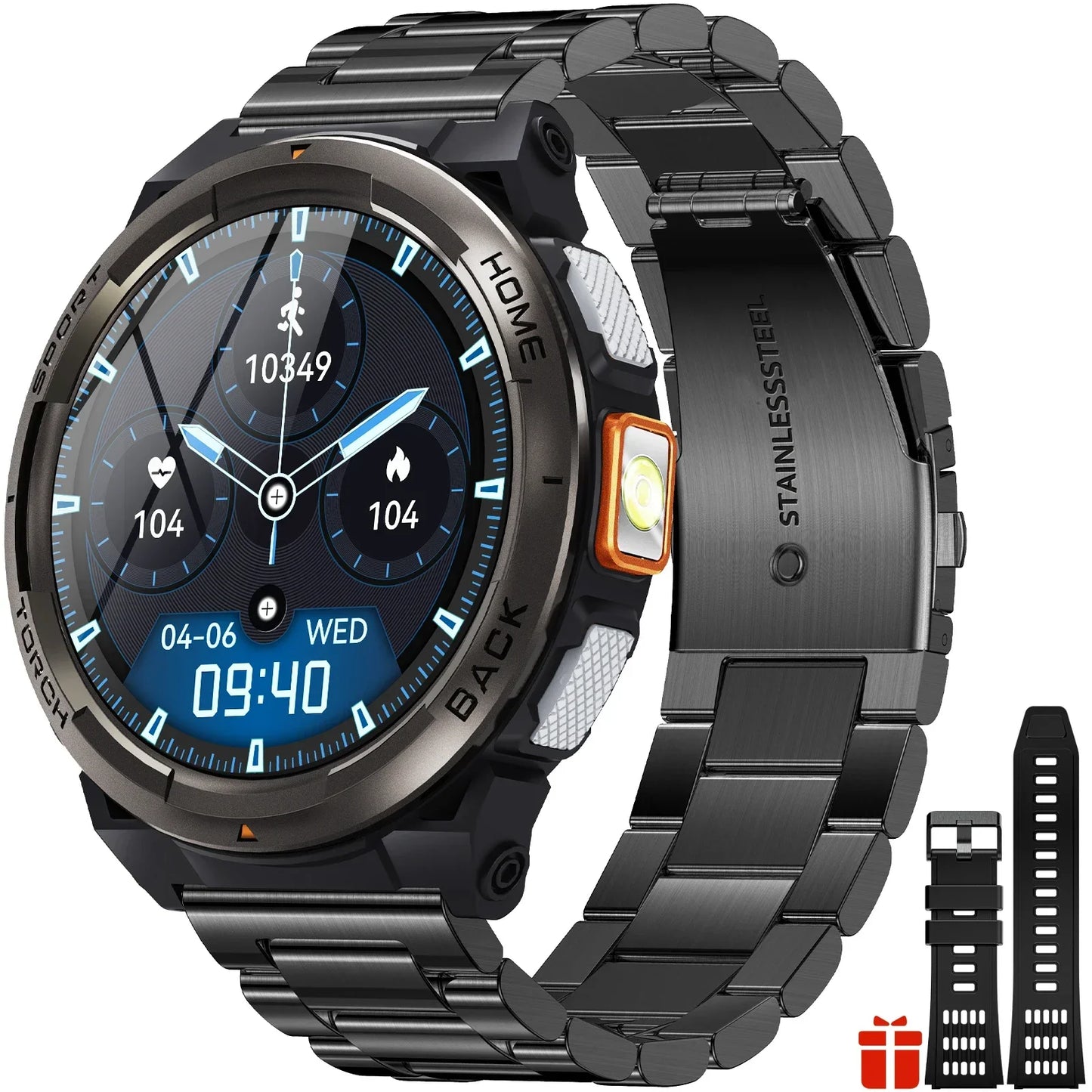 EIGIIS Smart Watch KE5 2024 3ATM Waterproof Sports Watch